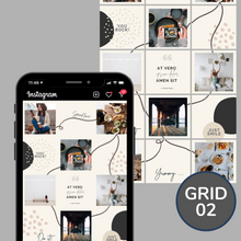 Lade das Bild in den Galerie-Viewer, Instagram Puzzle Grids | Canva Vorlagen | 3er Pack