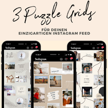 Lade das Bild in den Galerie-Viewer, Instagram Puzzle Grids | Canva Vorlagen | 3er Pack