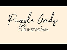 Laden und Abspielen von Videos im Galerie-Viewer, Instagram Puzzle Grids | Canva Vorlagen | 3er Pack