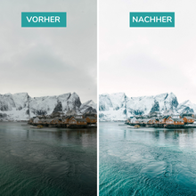 Lade das Bild in den Galerie-Viewer, Lightroom Preset "Norwegen" Desktop & mobil