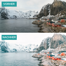 Lade das Bild in den Galerie-Viewer, Lightroom Preset "Norwegen" Desktop & mobil