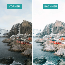 Lade das Bild in den Galerie-Viewer, Lightroom Preset "Norwegen" Desktop & mobil