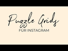 Laden und Abspielen von Videos im Galerie-Viewer, Instagram Puzzle Grids | Canva Vorlagen | 3er Pack
